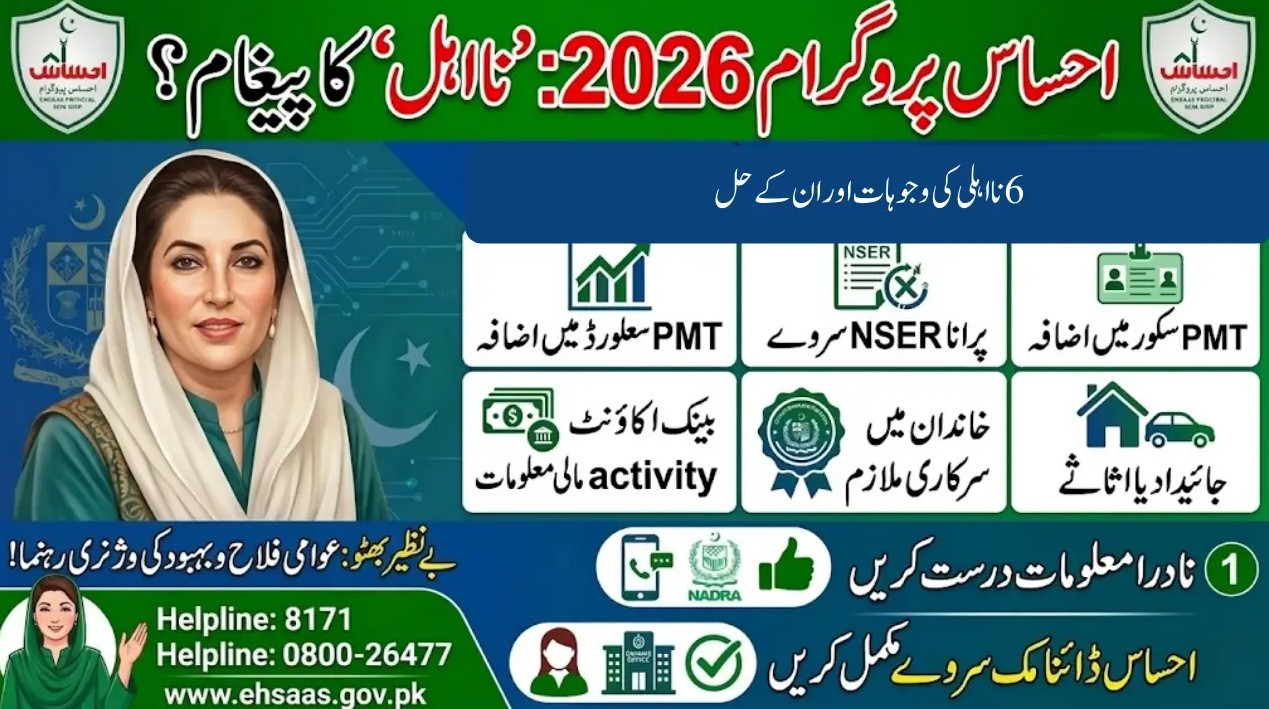 احساس پروگرام اسٹیٹس چیک: 8171 آن لائن رجسٹریشن اور اہلیت کی مکمل تفصیلات