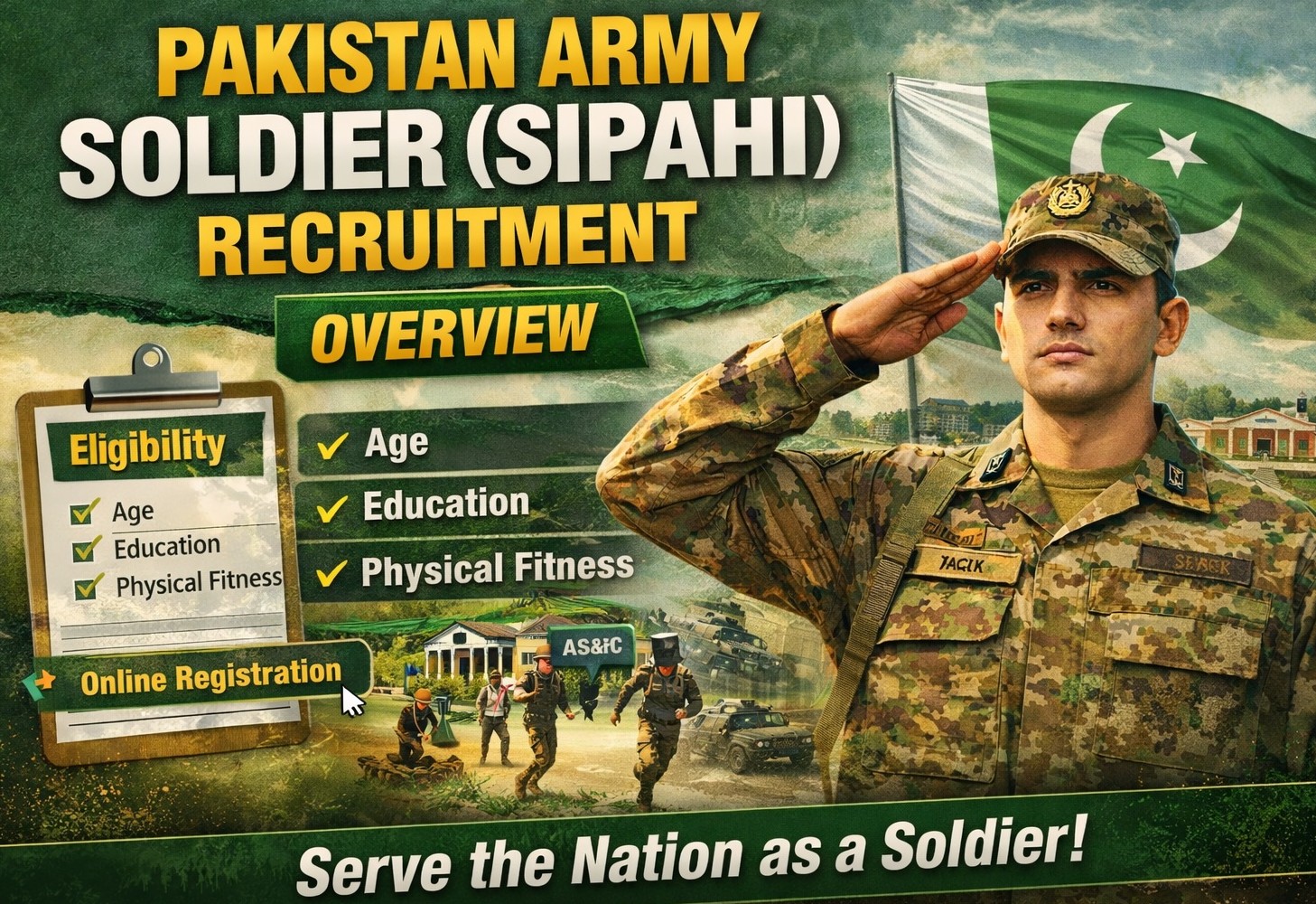 پاکستان آرمی جابز 2026: اہلیت، مکمل طریقہ کار اور تازہ ترین بھرتیاں